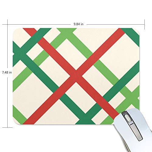 Preisvergleich Produktbild Mauspad mit Weihnachts-Vibe Ribbons Mauspad, Premiumtexturiert, rutschfeste Gummiunterseite, für Laptop, Computer und PC