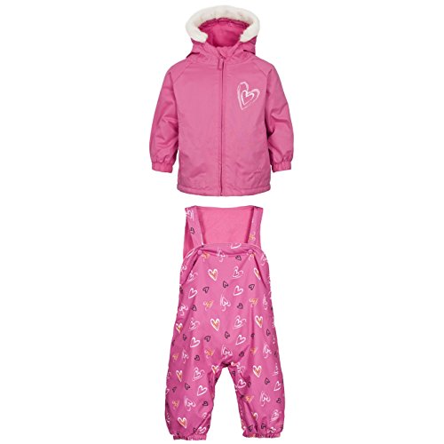 Trespass Girls Hurrah Ski Suit Bubblegum 12-18