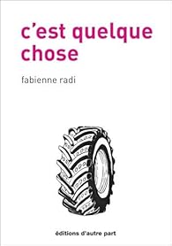 Livres Couvertures de C'est quelque chose