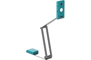 IRIScan Visualizer Webcam Document Camera v7: 4KUltraHD-13MP, Free Readiris PDF OCR,4in 1, Visualizzatore, Scanner A3, Scanner portatile, video conferenza,AI Micro,Auto Focus,LED,USB,WinMac