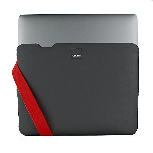 Acme Made Skinny Sleeve für MacBook 30,5 cm (12 Zoll) grau/orange - 5