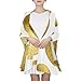Produktbild WOCNEMP Elegant und lustig goldene Tupfen einzigartige Mode Schal für Frauen leichte Mode Herbst Winter Print Schals Schal Wraps Geschenke für den Vorfrühling