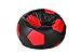 Comfy Bean Bags Football XXXL Bean Bag with Beans (Black and Red) RS.1999.00