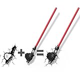 Star Wars Darth Vader Lichtschwert 3D Light FX LED Kinderlampe -Nachtlicht für kinder mit automatische Abschaltung und wandaufkleber - 4