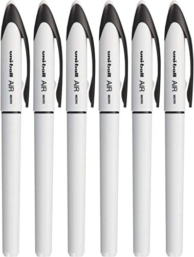 Uni-Ball Roller Air Micro - stylo, 0.5 mm, Blanc