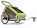 Produktbild 2016 Croozer Kid for 2 - 3 in 1 Two Child Trailer (Includes Trailer kit, Stroller Kit and Jogging Kit) Meadow Green / Sand Grey by Croozer