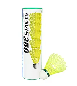 Yonex Mavis 350 Nylon Shuttlecock (Pack of 6) - Made in Japan