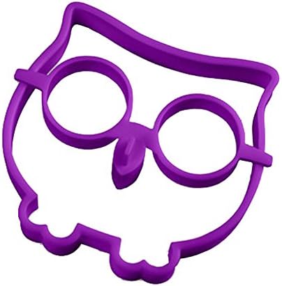 Fayear Silicone Cartoon Animal Shaped Fried Egg Pancake Omelette Mould Breakfast Cooking Mold (Owl)