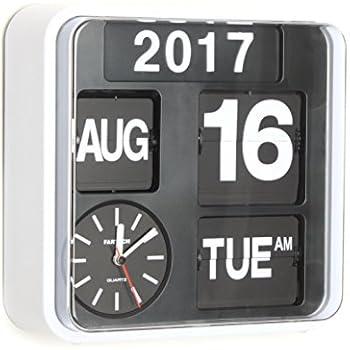 Amazon.de: Karlsson KA5364WH - Mini-Wanduhr mit Kalender