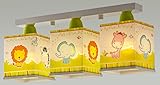 Dalber 63113 Little Zoo Deckenlampe, 3-Flammige, Plastik, gelb, 48 x 12.5 x 20.5 cm - 2