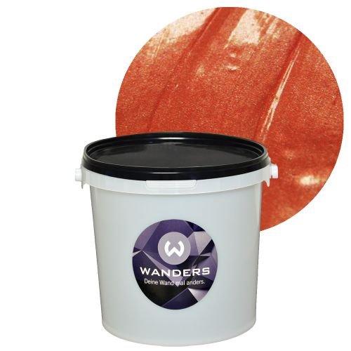 Wanders Metall-Optik Kupfer Wand-Farbe Metallic-Effect Metall-Effekt-Farbe 3 Liter