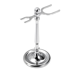 Anself Shaving Brush Stand and Brush Holder Aluminium Alloy with Non-slip Base - Image 5
