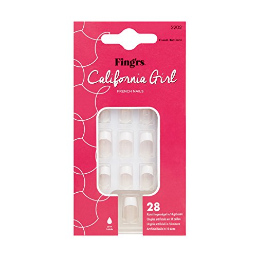 Fing'rs California Girl French Manicure, 1er Pack (1 x 28 Stück)