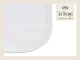 Sei Design® AQUA-STOP Matratzenschoner mit Frottiergewebe, Wasserundurchlässige Matratzenauflage mit einer 4- Gummibändern –Befestigung. (schneeweiß, 60×120) - 5