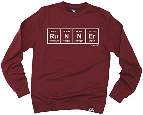 Runner Periodic Table running t-shirt fitness clothing jogging accessories funny birthday tee christmas present gift Training SWEATSHIRT