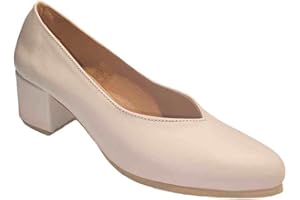 ARIADNA SÁNCHEZ Zapatos de Salón Mujer Belona, Cómodos 24 Horas para Azafatas, Trabajo. Calzado de Piel Fabricado en España Tacón Medio