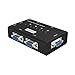 Produktbild ETbotu 4 Port USB KVM Switch unterstützt wireless Tastatur Maus Anschluss