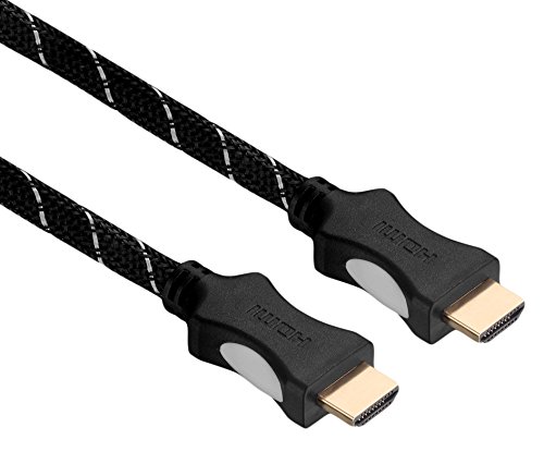 HDGear HC0065-02B - HDMI Kabel mit Ethernet Kanal, beidseitiger HDMI-A Stecker (2,0m) schwarz