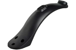 EWHEEL Guardabarros Corto Xiaomi M365, Essential, 1S, Pro/2 (Incluye Gancho) (Negro)