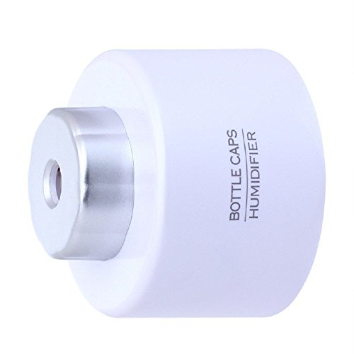 Anself USB beweglicher Ultraschall Luftbefeuchter DC 5V Büro Feuchtigkeitsregler Nachtlichtfunktion für Räume bis ca. 10 m² + 2er set saugfähig Filter - 2