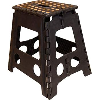 Sgabello Pieghevole 24cm Antiscivolo - Scaletta Plastica Resistente Fino A 120kg, Per Casa Bagno Cucina - Foto 5