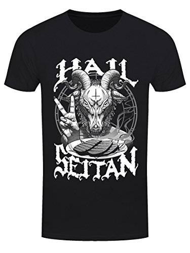 GrindstoreMen's Hail Seitan Vegetarian T-Shirt Black