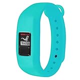 Y56 Weiches Silikon-Ersatz-Sport-Armbanduhr-Band armband ersatzarmband Bügel für Garmin Vivofit JR (Mint Grün)
