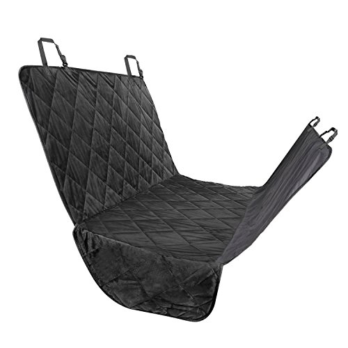 Preisvergleich Produktbild Fypo Hunde Autoschondecke, Rücksitz Hundedecke Kofferraumschutz für Hunde schütz für Ihre Hunde Anti-Rutsch Wasserdicht Hochwertiges Material 65"*55" größer dicker Schwarz