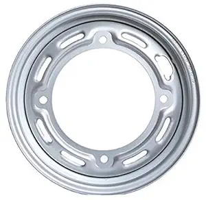 Store 007 Wheel Rim Compatible for Honda Activa HET, 3g,4g, Models with brake shoe .(Silver)