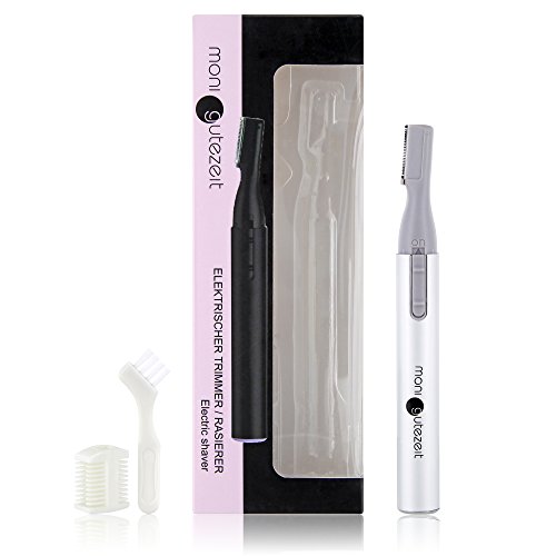 TOPSELLER: Taglia Sopracciglia / Rasoio Sopracciglia / Forma sopracciglia / Taglia Peli Viso, a batteria, colore argento di Moni Gutezeit