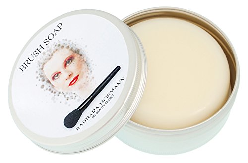 Barbara Hofmann / BRUSH SOAP / 100g Dose / Reinigungsseife für Pinsel, Blender und Make-up Schwämmchen / Befreit von Schmutz und Bakterien / Brush Cleaner Soap / Designt und entwickelt in Germany