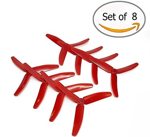 8pcs FPV Balancing Propellers Dalprop T5040-3 V2 Tri-Blade Colorful 4CW And 4CCW For RC FPV QAV 210 250 Mini Racing Quadcopter