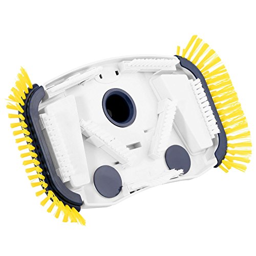 ZELSIUS Premium Poolreiniger mit seitlichen Bürsten, Bodensauger für Schwimmbad oder Teich, Poolbürste - 2