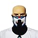 Produktbild LED Luminous Flashing Gesichtsmaske Party Masken-Voice & Sound-Aktiviert, Atmungsaktiv, Leichtgewicht - Perfekt für Halloween, Partys, Raves, Musikfestivals, Reiten & Snowboarden (A2)