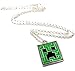 Produktbild Minecraft - Creeper Anhänger mit Kette, cooler Gamer Schmuck für Sie und Ihn