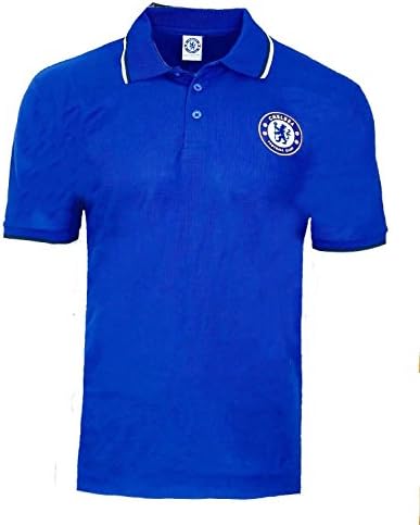 Official CHELSEA FC Core Polo Shirt - Mens SMALL (Royal Blue)