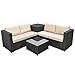 Produktbild Jalano Poly Rattan Lounge SM1 Set Gartenmöbel Gartengarnitur anthrazit