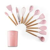 Breite Verwendung: Dieses Küchenhelfer-Set kann Ihre verschiedenen Bedürfnisse zum Kochen erfüllen; Verwenden Sie das Set zum Mischen, Rühren, Mischen, Flippen, Abseihen, Servieren und mehr.