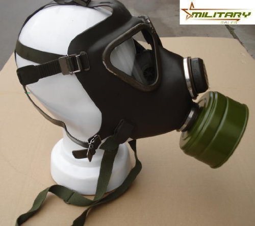 BW Gasmaske Type M65Z Gr.2 mit russischem Filter, ohne Tasche – Nur Dekoration - 2