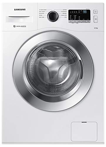 Samsung 6.5 kg Fully-Automatic Front Loading Washing Machine (WW65M206L0W/TL, White)