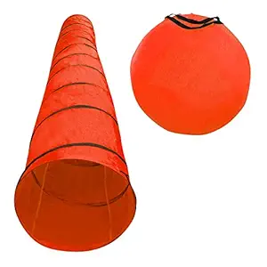 Houseables Dog Tunnel, Agility Equipment, 18 Ft Long, 24