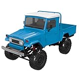 🚜 🚜 Off-Road-RC-Militär-LKW mit Allradantrieb im Maßstab 1:12 mit bis zu 15 km / h. LED-Scheinwerfer machen das Fahren in der Nacht problemlos
