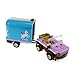 Produktbild 1 x Lego System Set Modell für Nr. 3186 Pferde Wagen mit Jeep für Friends Emma's Horse Trailer hell blau rosa incomplete unvollständig