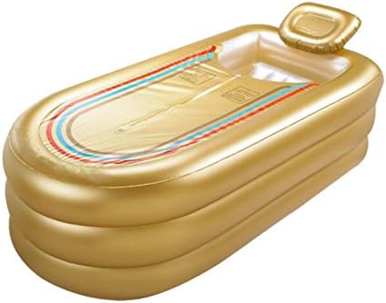 GNNLONFEI Thicker Oversized Adult Bathing Warmly Folded Steam Inflatable Tub Tub Free To Send Steam Machine