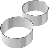 Set 6 Coppapasta In Acciaio Inox - Diametri Da 5 A 12 Cm | Per Impiattare E Formare Impasti | Altezza 4.5 Cm - Foto 11