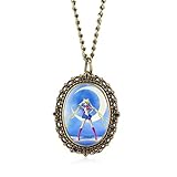 Klassische Quarz-Taschenuhr für Kinder, Ichiban Kuji Sailor Moon Taschenuhren für Mädchen, Sailor Moon Sky Oval Taschenuhren Halskette für Kinder – dgsdrhs