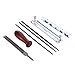 Produktbild Jinzuke 8pcs zum Schärfen von Kettensägen Kit Set Sägekette Flat File Führer-Stab-Handgriff Tiefe Sharpener Werkzeuge