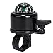 Produktbild Cloche Mini-sonnette de Vélo - Bicyclette, Cloche Corne Vélo avec Boussole encastré, Couleur Noir Metallic