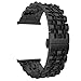Produktbild LCLrute Edelstahlband armband edelstahl strap,Mode Metall Sport Armband Edelstahl Strap Für Apple Watch 1/2/3/4 38mm/40mm/42mm/44mm