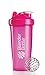 Produktbild BlenderBottle Classic Shaker / Eiweiß Shaker / Diät Shaker / Protein Shaker mit Blenderball -  Pink 820ml Fassungsvermögen, skaliert bis 600 ml